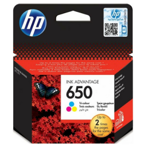 HP 650 Color Ink Cartridges