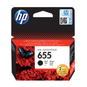 HP 655 Black Ink Cartridges