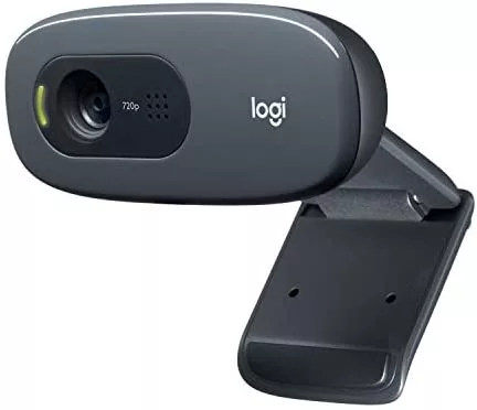 Logitech C270 HD Webcam, HD 720p, Widescreen HD Video Calling