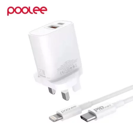 Poolee TX20 (IPhone 12) PD 20W Charger